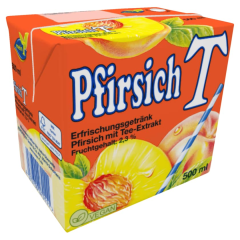 Pfirsich T Erfrischungsgetränk