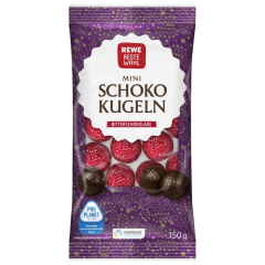 REWE Beste Wahl Mini Schoko Kugeln Bitterschokolade