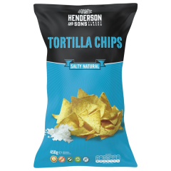 Henderson and Sons Tortilla Chips Salty natural