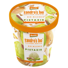 Sandro's Bio Demeter Milcheis Pistazie glutenfrei