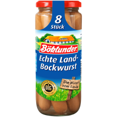 Böklunder Echte Land-Bockwurst in Eigenhaut 360g,