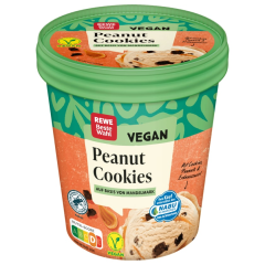 REWE Beste Wahl Eis Peanut Cookies vegan