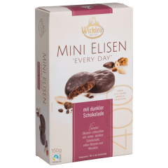 Wicklein Mini Elisen Lebkuchen mit dunkler Schokolade