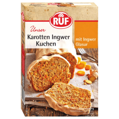 Ruf Karotte Ingwer Kuchen mit Ingwer Glasur