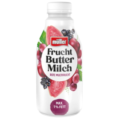 Müller Fruchtbuttermilch Rote Multifrucht