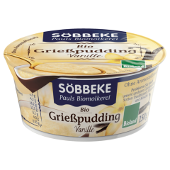 Söbbeke Bio Griespudding Vanille