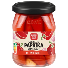 REWE Beste Wahl Gegrillte Paprika mit Knoblauch