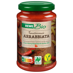 REWE Bio Naturland Tomatensauce Arrabbiata