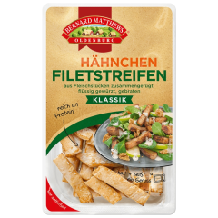 Bernard Matthews Oldenburg Hähnchen-Filetstreifen gebraten