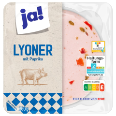 ja! Lyoner mit Paprika