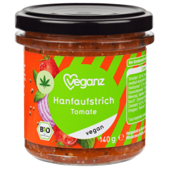 Veganz Bio Hanfaufstrich Tomate vegan