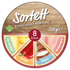 Sortett Schmelzkäse-Ecken Mix