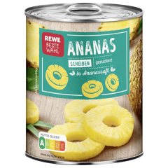 REWE Beste Wahl Ananas in Scheiben gezuckert