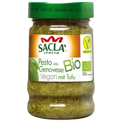 Saclà Bio Pesto alla Genovese vegan mit Tofu