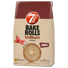 7 Days Bake Rolls Vollkorn Brotchips mit Chilli