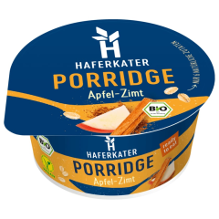 Haferkater Bio Porridge Apfel-Zimt vegan