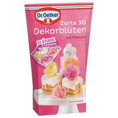 Dr. Oetker Zarte 3D Dekorblüten aus Esspapier