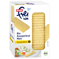 REWE frei von Bio Knusperbrot Mais glutenfrei