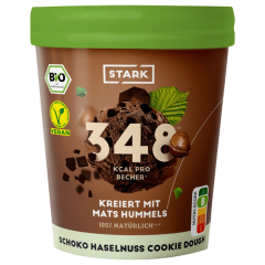 Stark Bio-Speiseeis Schoko Haselnuss Cookie Dough vegan