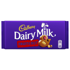 Cadbury Dairy Milk Fruit & Nut Schokolade