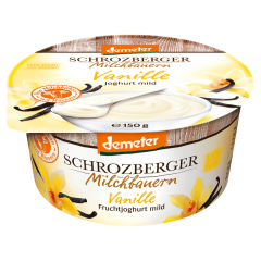 Schrozberger Bio Demeter Fruchtjoghurt mild Vanille