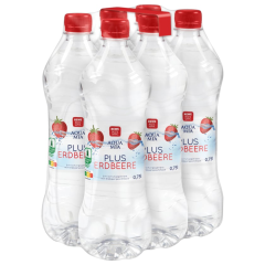 REWE Beste Wahl Aqua Mia Plus Erdbeere