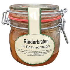 F. Hecker Rinderbraten in Schmorsoße