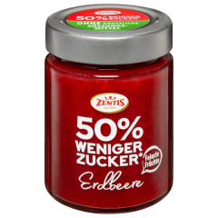 Zentis 50% weniger Zucker Erdbeere