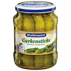 Stollenwerk Gurkensticks süß-sauer würzig-pikant