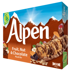 Alpen Fruit, Nut and Chocolate Muesli Bar 145g,