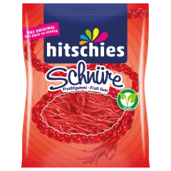 Hitschler Fruchtgummi-Schnüre mit Erdbeer-Geschmack