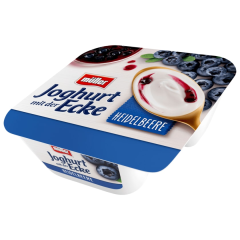 Müller Joghurt mit der Schlemmer-Ecke Heidelbeere