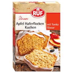 Ruf Apfel Haferflocken Kuchen mit Tonka Glasur