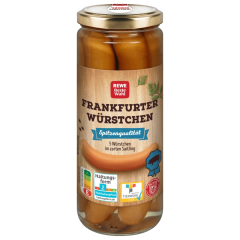 REWE Beste Wahl Original Frankfurter Würstchen 250g,