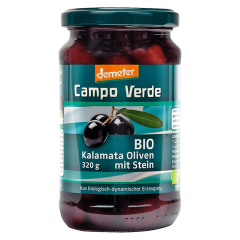 Campo Verde Bio demeter Kalamata Oliven mit Stein