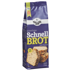 Bauckhof Bio Schnell Brot mit Saaten glutenfrei