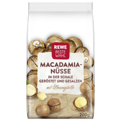 REWE Beste Wahl Macadamia geröstet und gesalzen