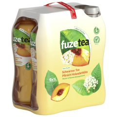 Fuze Tea Schwarzer Tee Pfirsisch Holunderblüte