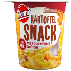 Pfanni Kartoffelsnack mit Röstzwiebeln & Croûtons