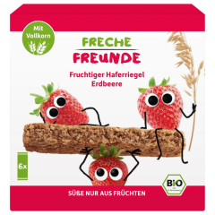 Erdbär Freche Freunde Bio fruchtiger Haferriegel Erdbeere