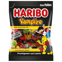 Haribo Fruchtgummi mit Lakritz Vampire