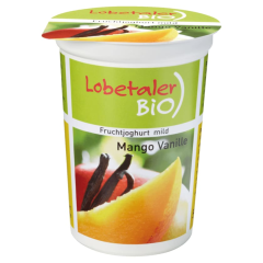 Lobetaler Bio Fruchtjoghurt Mango Vanille 3,7 % Fett