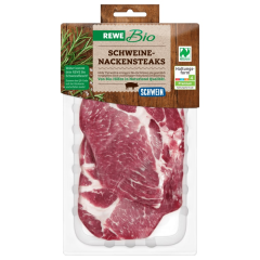 REWE Bio Schweine Nackensteaks