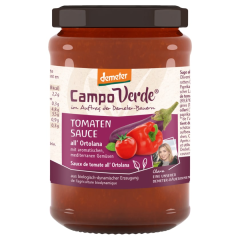 Campo Verde Bio Demeter Tomaten Sauce all'Ortolana