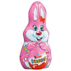 Kinder Schokolade Osterhase mit Überraschung rosa