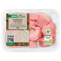 REWE Bio Gulasch aus dem Schinken