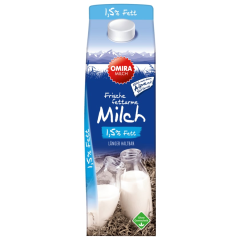 Omira frische fettarme Milch 1,5%