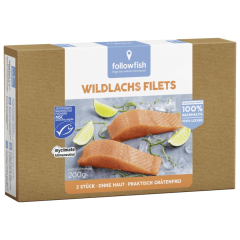 Followfish Wildlachs Filet ohne Haut