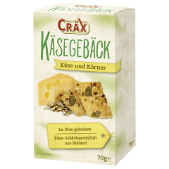 Cräx Käsegebäck Käse und Körner