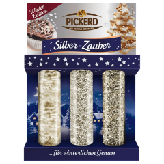 Pickerd Zuckerdekor Silber-Zauber 3er Set